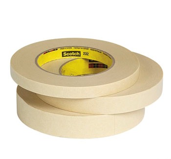 Nastro carta per mascheratura 3M 201E ex 2321 18 mm x 50 m x 0,135 mm resistenza fino a 80º C