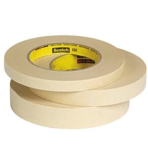 Nastro carta per mascheratura 3M 301E 48 mm x 50 m x 0,135 mm colore beige 100º C
