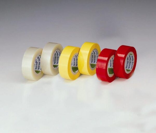 Nitto Denko No. 31C 25 mm x 66 m polyester adhesive acrylic color red