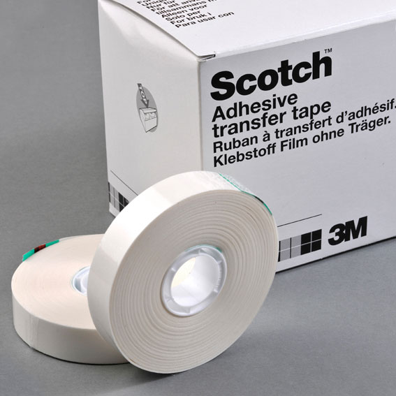Nastro biadesivo transfer ATG 3M 904 12 mm x 44 m x 0,05 mm trasparente - immagine 2