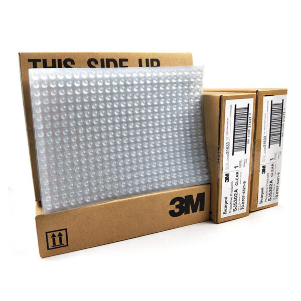 3M Bumpon Protective Products SJ5302 Clear 3000pcs/case - Image 2