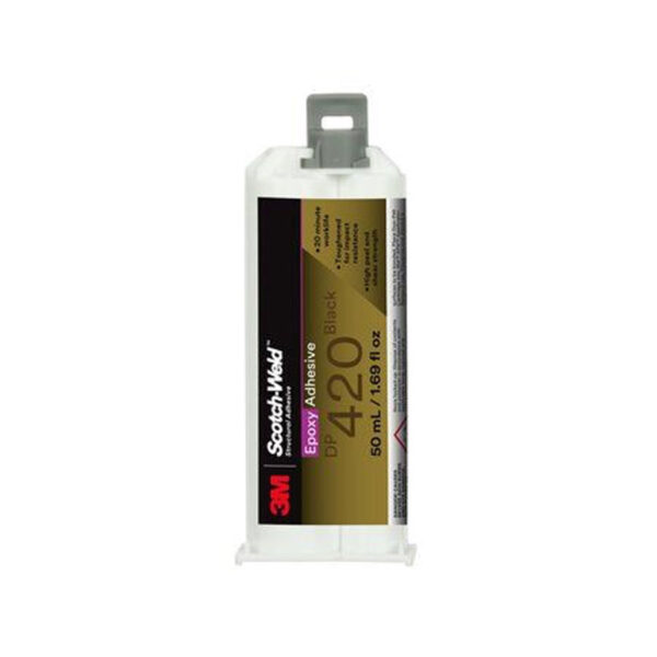 Adesivo bicomponente 3M DP420 elevate prestazione per metalli cartuccia da 50 ml colore nero