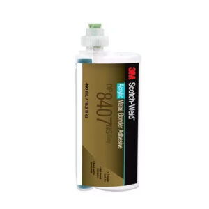 Adesivo bicomponente acrilico 3M DP8407NS specifico per metalli 490 ml colore grigio