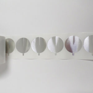 3M 425 die-cut aluminium tape, diameter 66 mm, with right-hand side invitation tab