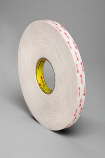 3M VHB 4952P Acrylic Foam Double‑Sided Tape for Low‑Surface‑Energy Plastics, 9 mm x 33 m x 1.1 mm