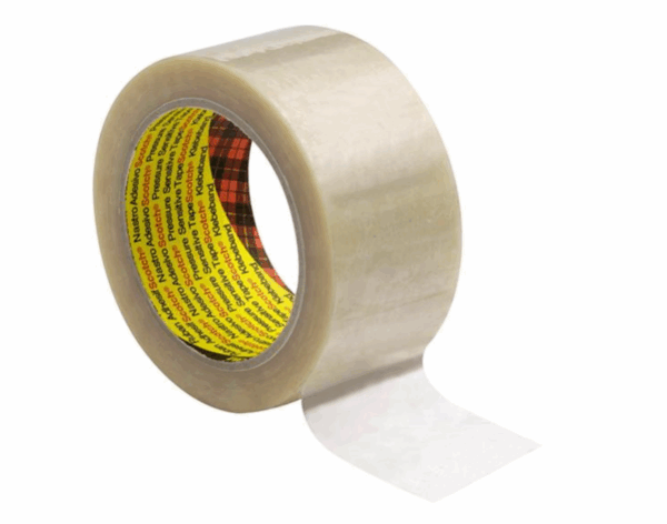 Nastro adesivo da imballo 3M 6890 scotch in polipropilene 50 mm x 66 m PVC trasparente con rumorosità ridotta