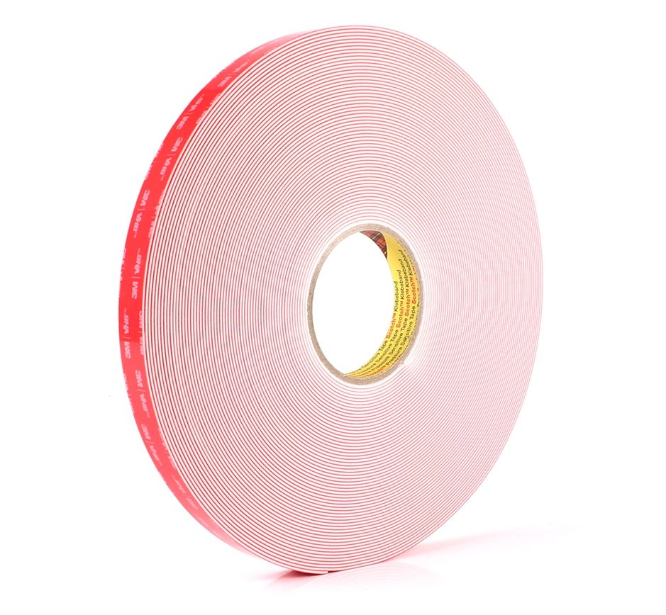 Biadesivo in schiuma acrilica 3M VHB serie LSE-060WF 1150 mm x 33 m spessore 0,6 mm colore bianco - immagine 2