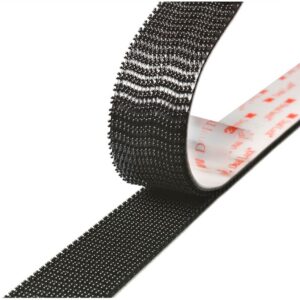 Sistema di fissaggio adesivo richiudibile dual lock 3M SJ3550 formato 25 mm x 45,7 m colore nero 250 peduncoli