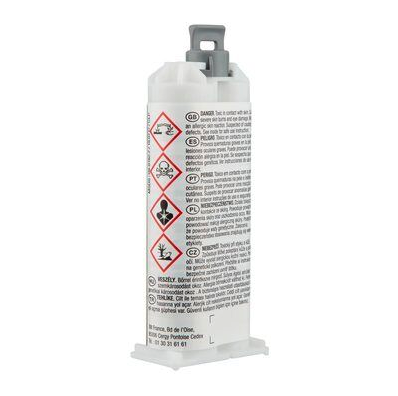 Adesivo strutturale bicomponente 3M Scotch Weld DP760 epossidico cartucce da 50 ml colore bianco per alte temperature fino ai 230°C - immagine 3