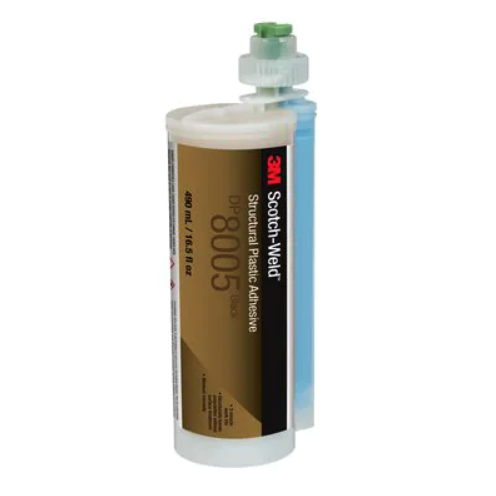 Adesivo strutturale bicomponente 3M Scotch Weld DP8005 acrilico cartucce da 490 ml per plastiche a bassa energia superficiale (PE- PP) - immagine 2