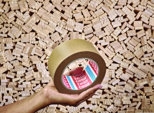 Nastro da imballo in carta tesa 4513 di qualità superiore certificato FSC formatomm 50 x 50 m - immagine 3