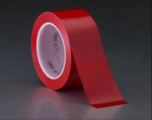 Nastro adesivo vinilico 3M 471 - 50 mm x 33 m - spessore - 0,13 mm colore rosso