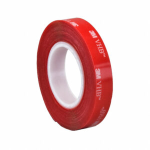 Nastro biadesivo acrilico alta tenuta 3M VHB 4905F 12 mm x 3 m x 0,5 mm trasparente