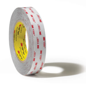 Biadesivo alta tenuta conformabile 3M VHB 4941 RAL colore RAL 9006 25 mm x 33 m - 1,1 mm