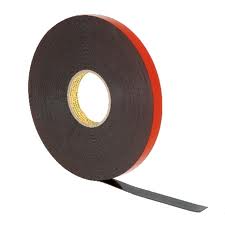 Nastro biadesivo in schiuma acrilica nera 3M VHB 5962F 12 mm x 33 m - 1,5 mm