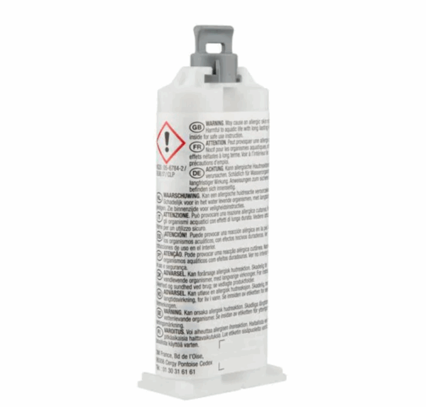 Adesivo strutturale bicomponente 3M Scotch Weld DP105 epossidico cartucce da 48,5 ml trasparente - immagine 2