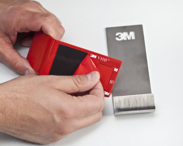 Double-sided acrylic tape specific for 3M VHB 5952F powder coating 25 mm x 33 m x 1.1 mm black color - Image 2