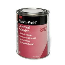 Adesivo a solvente nitrilico ad elevate prestazioni 3M 847 - latta da 20 litri -