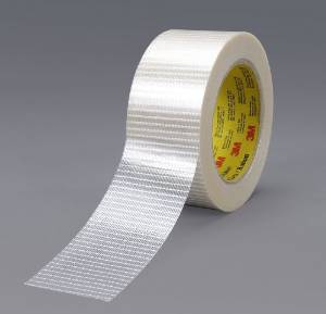 Nastro adesivo rinforzato 3M 8959 in polipropilene con fibre di vetro tramato 50 mm x 50 m