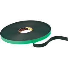 3M 9508B schiuma biadesiva polietilenica 1500 mm x 66 m - 0,8 mm - nero