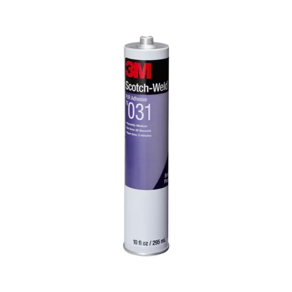 Adesivo 3M poliuretanico monocomponente rapido TE031 formato cartuccia da 295 ml colore bianco per PUR Easy
