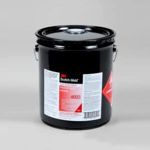 Adesivo sintetico trasparente per materie plastiche difficili 3M 7312/4693 - latta da 18,9 litri - trasparente