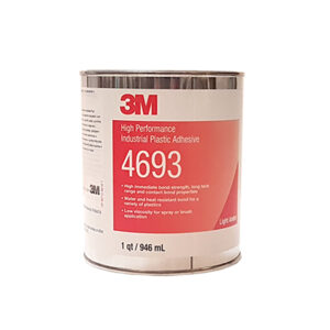 Adesivo a solvente 3M sintetico trasparente Scotch Weld 7312 / 4693 - 0,946 litri per plastiche difficili