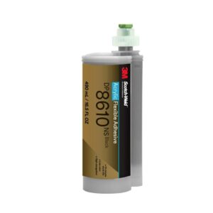Adesivo acrilico flessibile 3M Scotch-Weld DP8610NS formato 490 ml colore nero