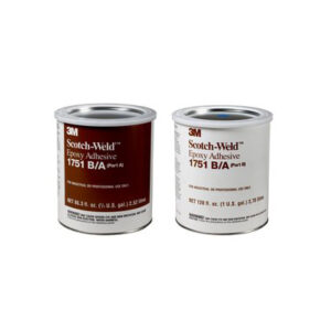 3M Scotch-Weld Epoxy Adhesive 1751, Gray, Part B/A, 2 Kits/Case 7.6 L