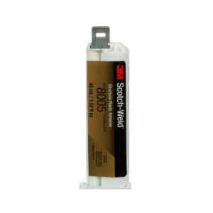Adesivo strutturale bicomponente 3M Scotch Weld DP8005 colore nero acrilico cartucce da 45 ml per plastiche a bassa energia superficiale (PE- PP)