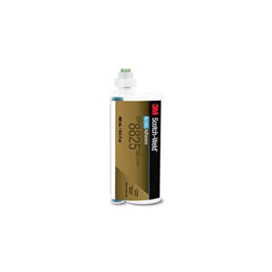 Adesivo acrilico verde inodore per plastiche e metalli 3M DP8825NS cartuccia da 490 ml rapporto 10:1