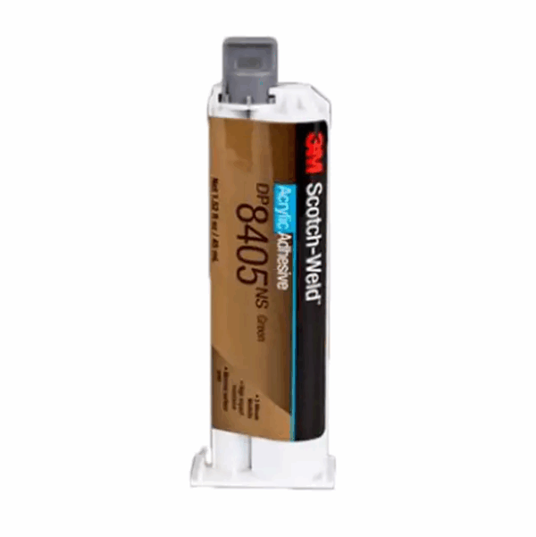 Adesivo bicomponente acrilico strutturale 3M DP8405NS cartuccia da 45 ml colore verde