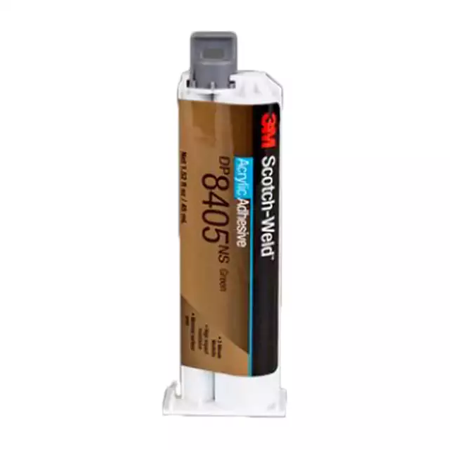 Adesivo bicomponente acrilico strutturale 3M DP8405NS cartuccia da 45 ml colore verde