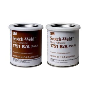 Adesivo epossidico 3M per metalli 1751B/A 6,3 L in kit da 2 latte