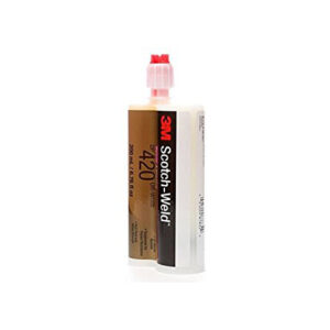 Adesivo bicomponente 3M Scotch Weld DP420 epossidica cartuccia da 400 ml colore  nero elevate prestazione per metalli