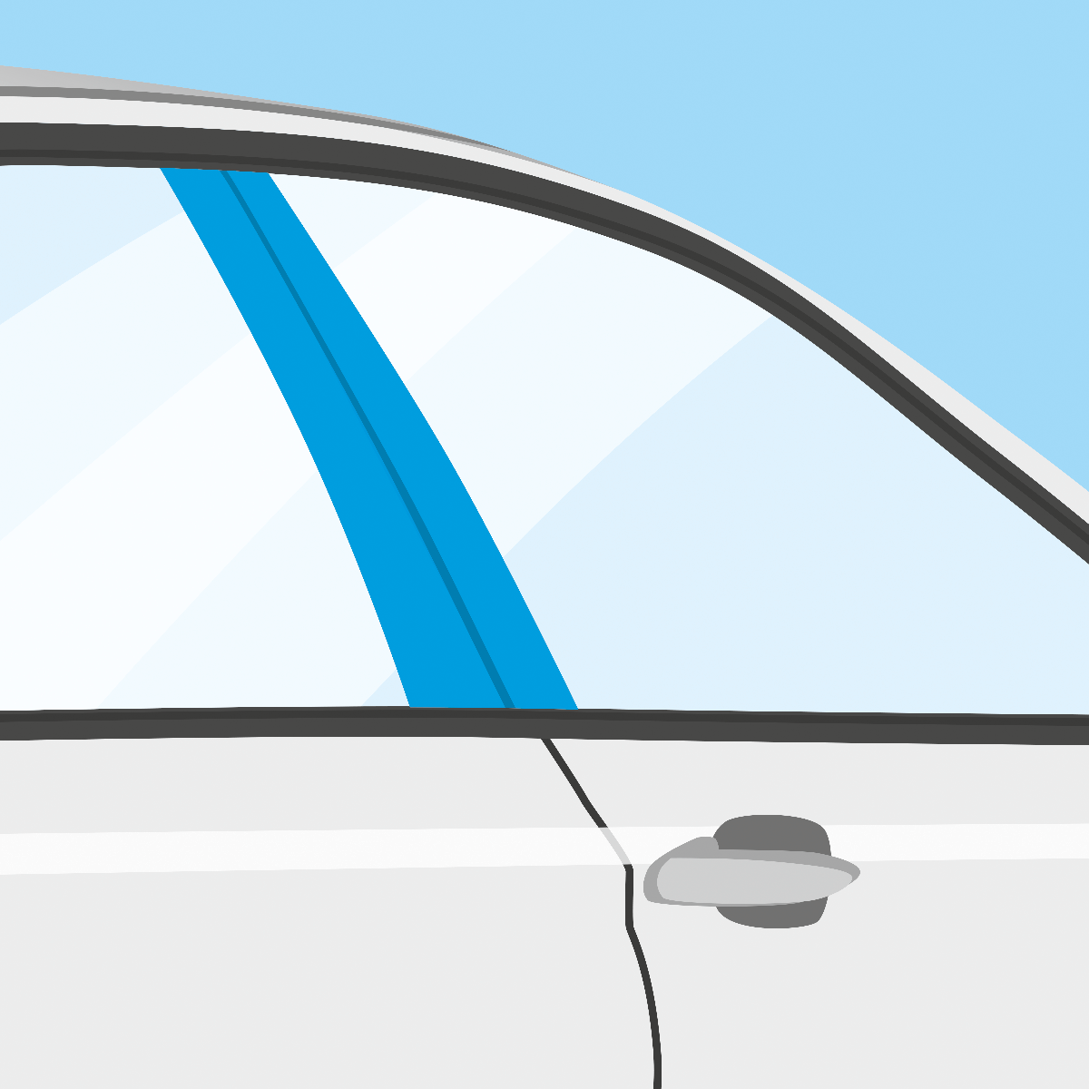 tesa ACXplus 7811 Black Acrylic Foam Tape, 9 mm x 33 m x 1.1 mm, blue plastic liner - Image 2