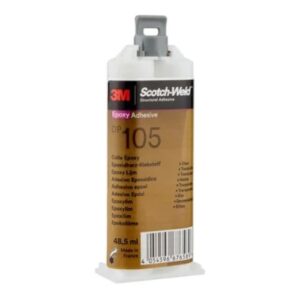 Adesivo strutturale bicomponente 3M Scotch Weld DP105 epossidico cartucce da 48,5 ml trasparente