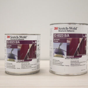 3M 9323 B/A adesivo strutturale epossidico ad elevatissime prestazioni kit da due latte da 1 litro