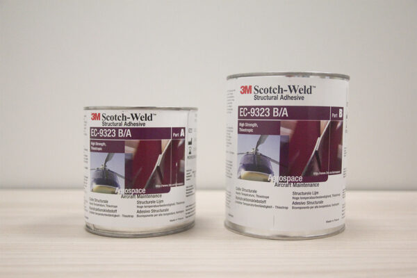 3M 9323 B/A adesivo strutturale epossidico ad elevatissime prestazioni kit da due latte da 1 litro