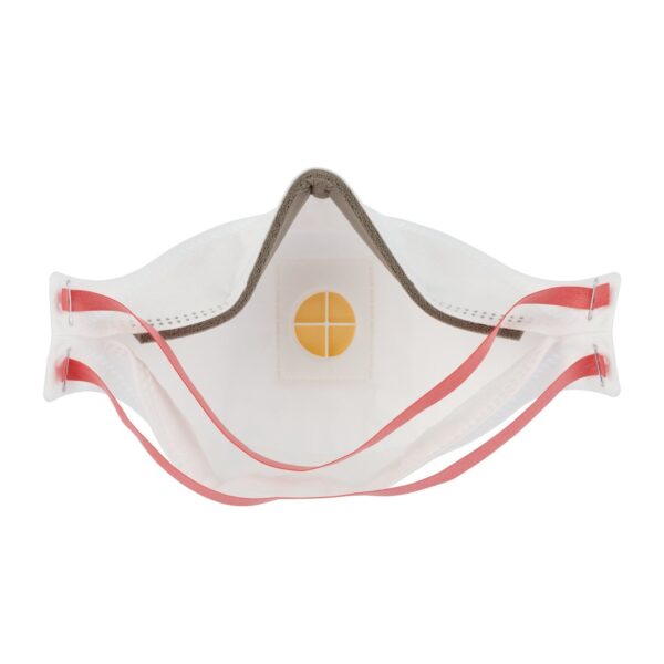 Maschera respiratore 3M 9332 con valvola FFP3 per proteggere da polveri e fumi tossici kit 10 pezzi - immagine 4