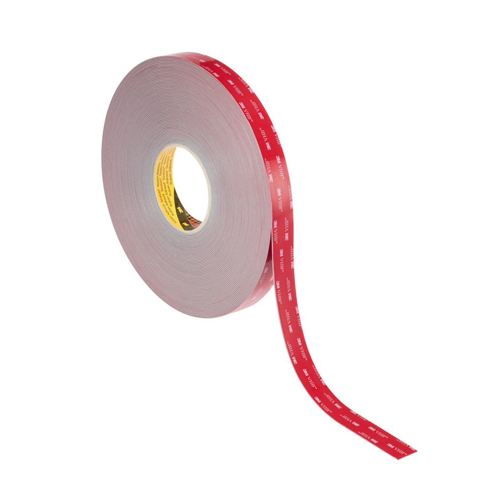 Nastro biadesivo acrilico conformabile 3M VHB serie GPH-160 25 mm x 33 m x 1,6 mm colore grigio - immagine 2