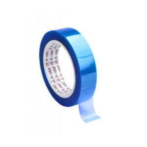 Nastro in poliestere HO 6 SL 40 mm x 66 m x 0,55 mm con adesivo siliconico colore blu