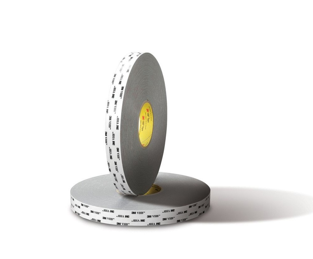 Nastro biadesivo acrilico 3M VHB RP62 12 mm x 33 m x 1,57 mm grigio