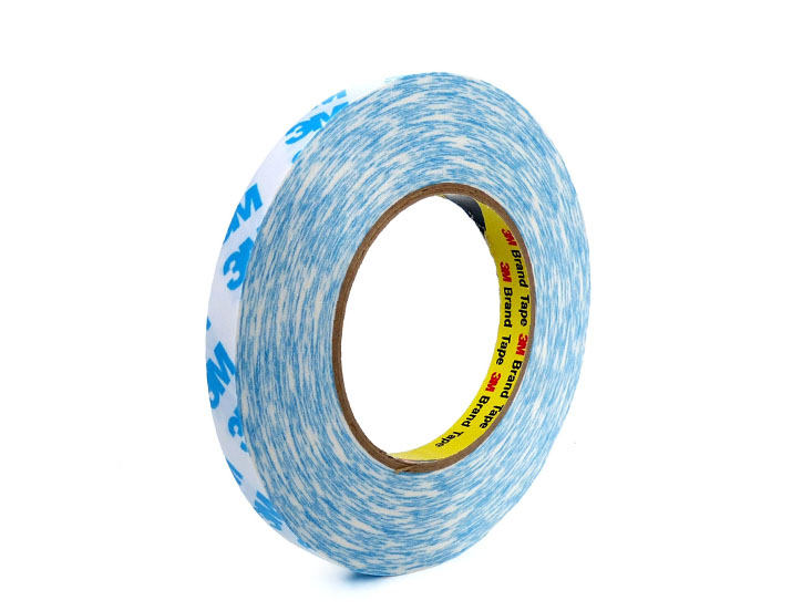 Nastro biadesivo tessuto non tessuto 3M 90775 10 mm x 50 m x 0,08 mm adesivo acrilico 120°C