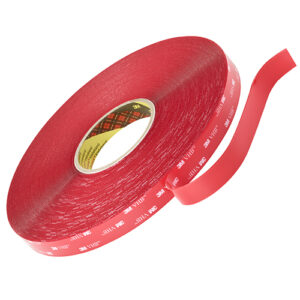 Nastro biadesivo trasparente in schiuma acrilica 3M VHB 4918F 285 mm x 16,5 m x 2 mm