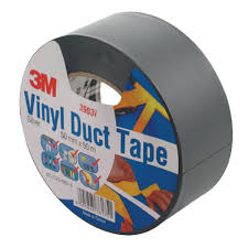 3M 2903 ex 3903i adhesive vinyl cloth tape - 50 mm x 50 m - black color