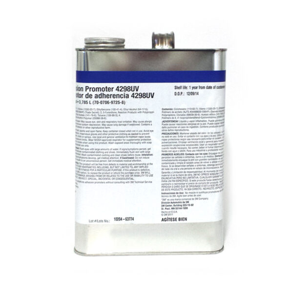 Primer promotore di adesione 3M 4298 UV 1 gallone da 3,785 l per materie plastiche PE - PP - EPDM