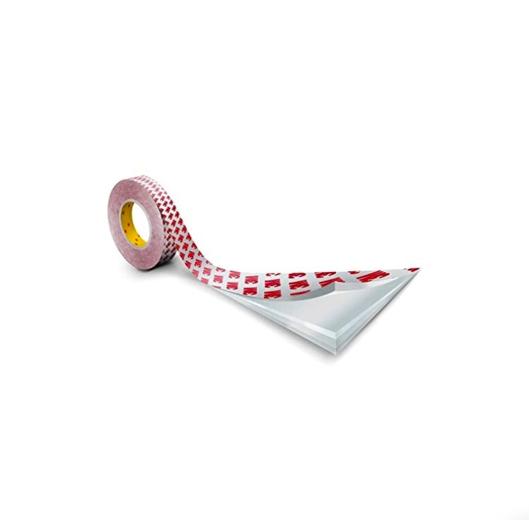 Biadesivo supportato ad alte prestazioni 3M GPT020P 40 mm x 50 m x 0,21 mm trasparente