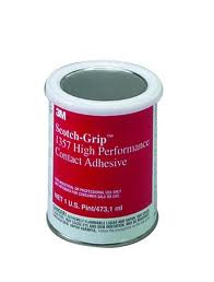 Adesivo a contatto neoprenico ad elevattissime prestazioni 3M 1357 Scotch weld latta da 1 litro - immagine 2