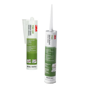 Adesivo sigillante ibrido 3M 760 verniciabile colore nero da 290 ml